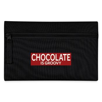 CHOCOLATE IS GROOVY - Pencil Case - black - Front