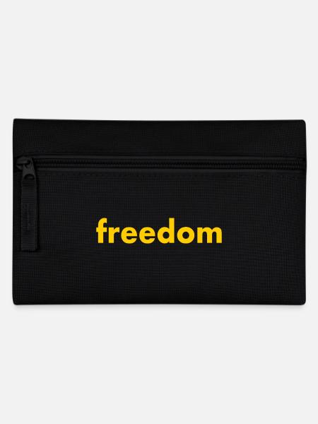 Freedom - Federtasche - Schwarz