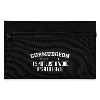 Curmudgeon, es ist nicht nur ein Wort, es ist ein Lebensstil - Federtasche - Schwarz - Vorne