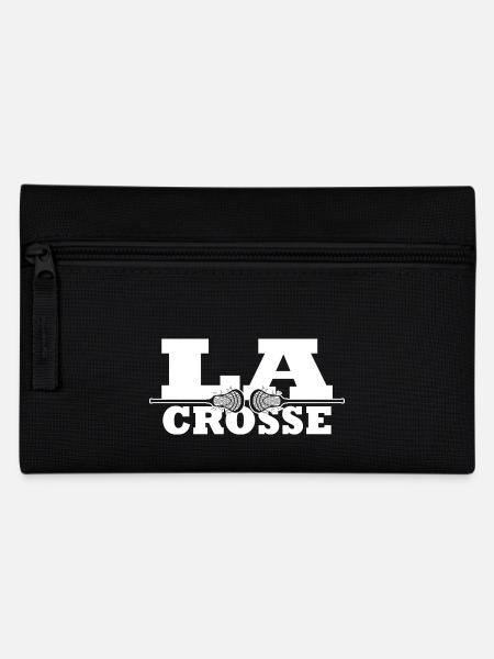 lacrosse lacrosse-merch lacrosse-spieler - Federtasche - Schwarz