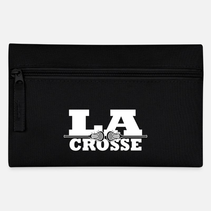 lacrosse lacrosse-merch lacrosse-spieler - Federtasche - Schwarz