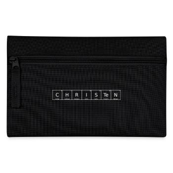 Chrétiens Nom Prénom Chimie Tableau périodique - Trousse - noir - Devant