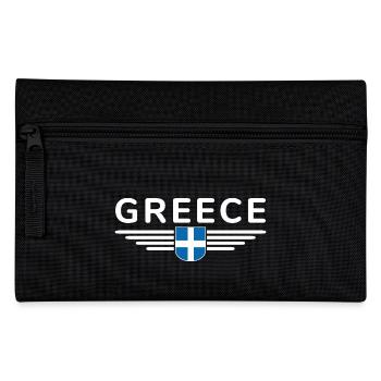 I Love Greece Fan, Tenue de T-Shirt Design - Trousse - noir - Devant
