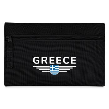 I Love Greece Fan, Tenue de T-Shirt Design - Trousse - noir - Devant