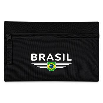 J’aime le Brésil tenue T-Shirt Design Cadeau - Trousse - noir - Devant