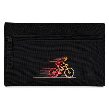 Retro BMX Freestyle Bike Sport Geschenk Idee - Federtasche - Schwarz - Vorne