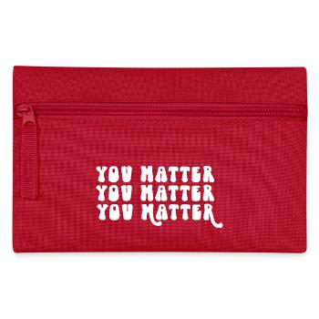 You Matter - Pencil Case - red - Front