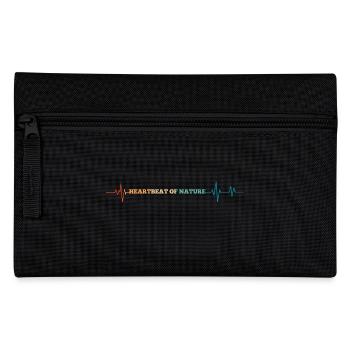 Herzschlag der Natur Retro Herzschlag - Federtasche - Schwarz - Vorne