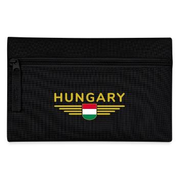 Hungary Fan, Outfit T Shirt Design - Pencil Case - black - Front