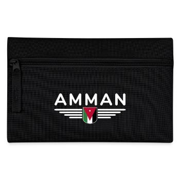 Jordan Amman Fan Outfit T-Shirt Design Gift - Pencil Case - black - Front