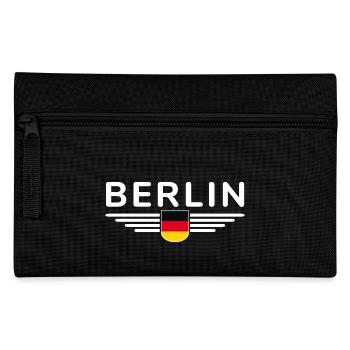 Berlin Germany Fan Outfit Design T Shirt - Pencil Case - black - Front