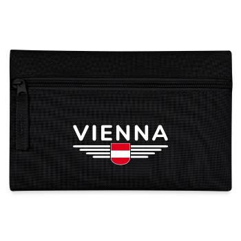 Vienna Austria Flag T Shirt Outfit Design - Pencil Case - black - Front