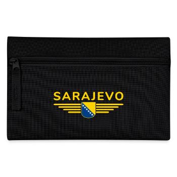 Sarajevo Bosnia Fan T-Shirt - Pencil Case - black - Front