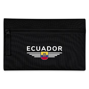 Ecuador Fans T-Shirt Design - Pencil Case - black - Front