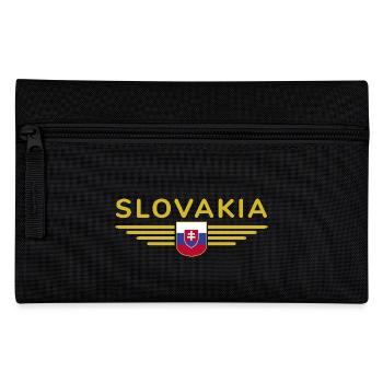 I Love Slovakia, Elegance Style Design T-Shirt - Pencil Case - black - Front