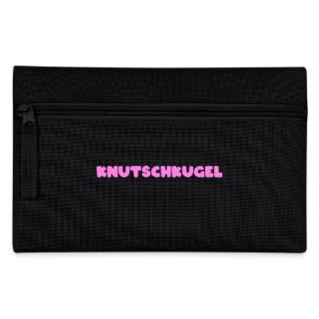 Knutschkugel - Federtasche - Schwarz - Vorne