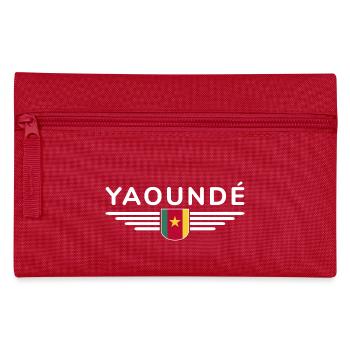 Yaoundé Design – Fier de la capitale du Cameroun - Trousse - rouge - Devant