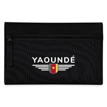 Yaoundé Design – Proud of Cameroon's Capital - Pencil Case - black - Front