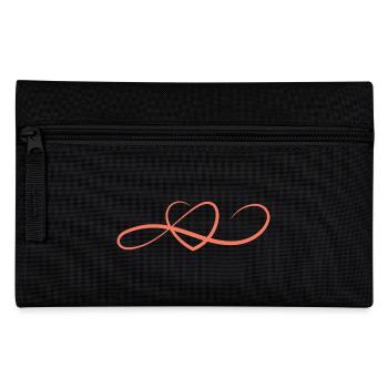 Herz Schatz Lieblingsmensch Ich liebe Dich - Federtasche - Schwarz - Vorne
