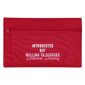 Walzer Paartanz - Federtasche - Rot - Vorne