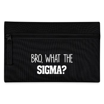 Bro Ce que le Sigma Funny Kids Teens Youth Saying - Trousse - noir - Devant