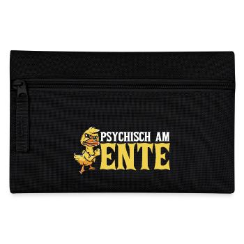 Psychisch Am Ente - Federtasche - Schwarz - Vorne