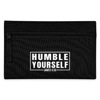 Humble Yourself - Pencil Case - black - Front