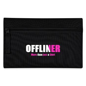More Than A Shirt pink - Pencil Case - black - Front