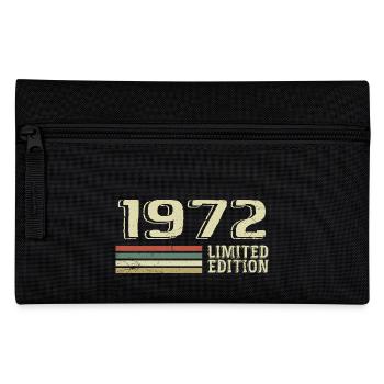 Born in 1972 Birthday 1972 Vintage 1972 - Pencil Case - black - Front