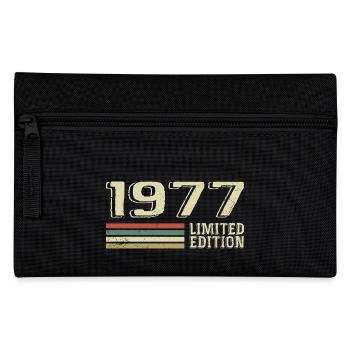 Born In 1977 Birthday 1977 Vintage 1977 - Pencil Case - black - Front