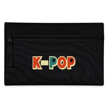 K-pop 5 couleurs customizables - Trousse - noir - Devant