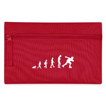 Development from baby to inline skater - Pencil Case - red - Front