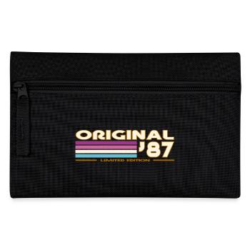 Original 87 Rétro Typo Rayures - Trousse - noir - Devant