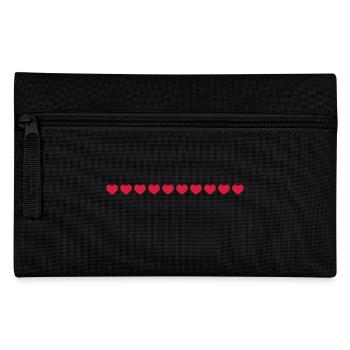 10 kleine herzen - Federtasche - Schwarz - Vorne