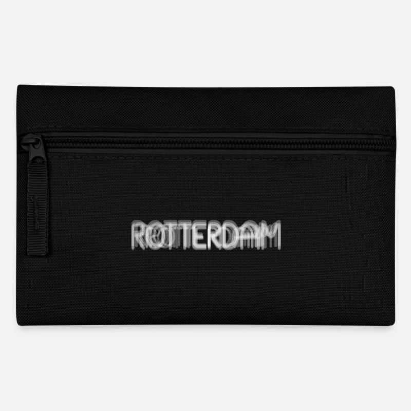 Rotterdam - Federtasche - Schwarz