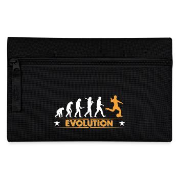 Fussball Evolution - orange/weiss - Federtasche - Schwarz - Vorne