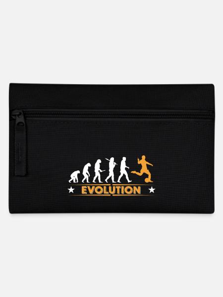 Football evolution - orange/white - Pencil Case - black