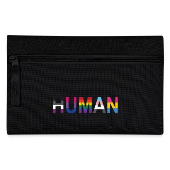 HUMAN - Federtasche - Schwarz - Vorne