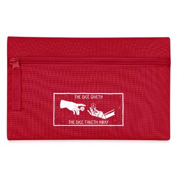 Pen and paper death and dice - Pencil Case - red - Front