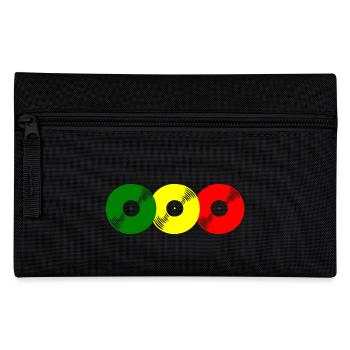 Reggae records - Pencil Case - black - Front