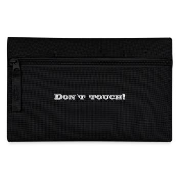 Dont touch! weiss - Federtasche - Schwarz - Vorne