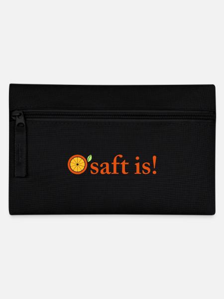 O'saft is - Federtasche - Schwarz