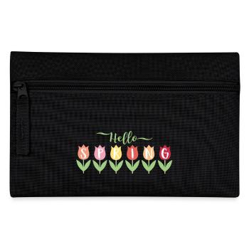 Hello Spring - Pencil Case - black - Front