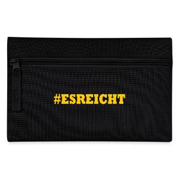 ES REICHT - Federtasche - Schwarz - Vorne