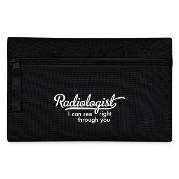 Radiologie - Federtasche - Schwarz - Vorne