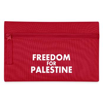 Freedom for palestine - Pencil Case - red - Front