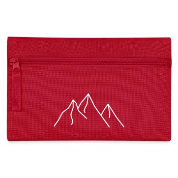 Berge - Federtasche - Rot - Vorne