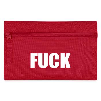 Fuck - Pencil Case - red - Front