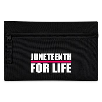 juneteenth - Pencil Case - black - Front