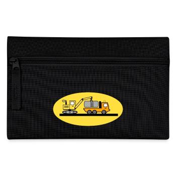 Excavator - Pencil Case - black - Front